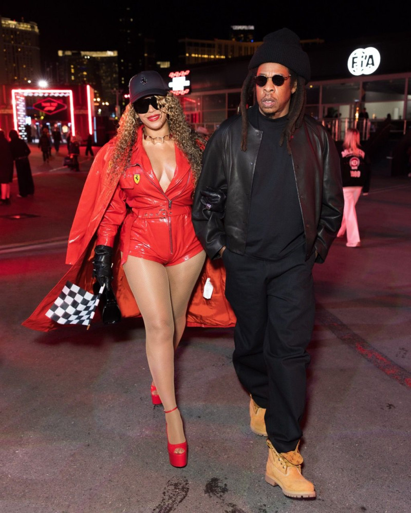 Beyonce Èi Jay-Z la Marele Premiu de F1 din Las Vegas/ Foto: Facebook