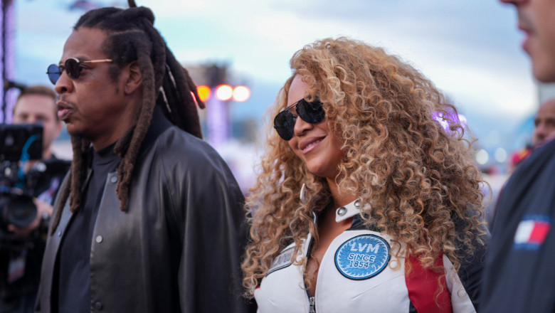 Beyonce și Jay-Z la Marele Premiu de F1 din Las Vegas/ Profimedia