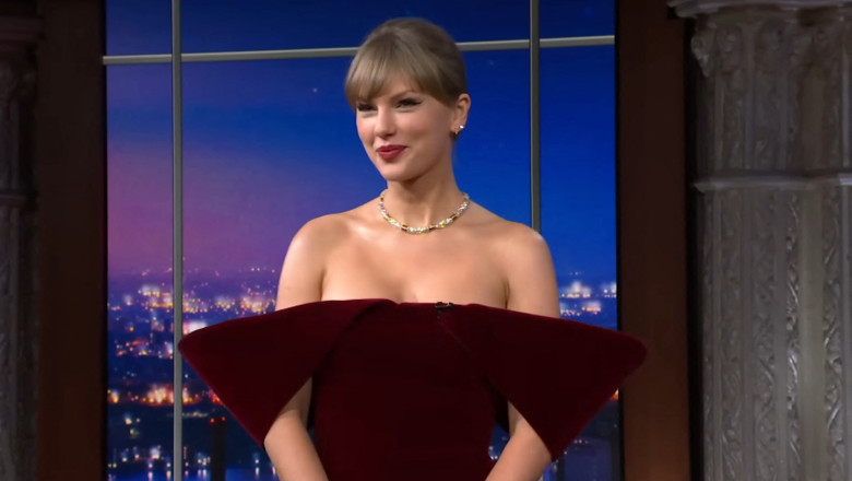 Taylor Swift invitée du Stephen Colbert show