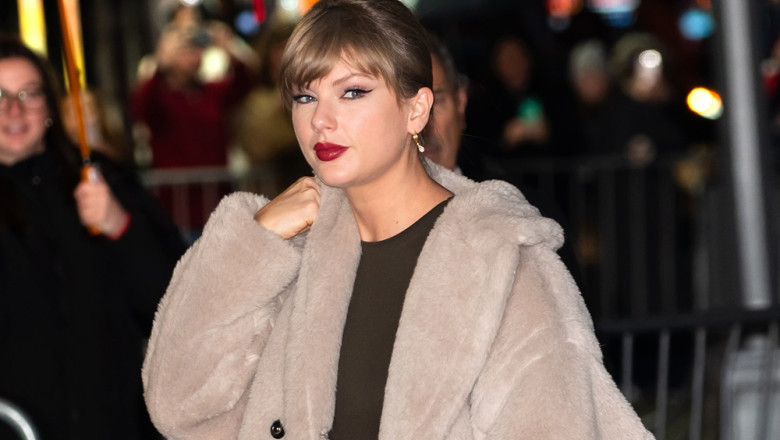 Taylor Swift at Late Show With Stephen Colbert Show