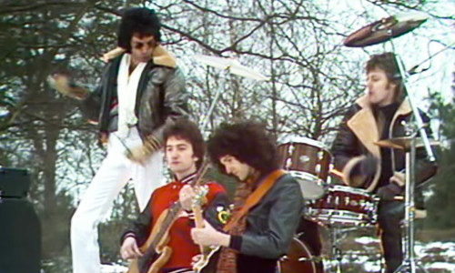 Brian May, Roger Taylor, Freddie Mercury and John Deacon