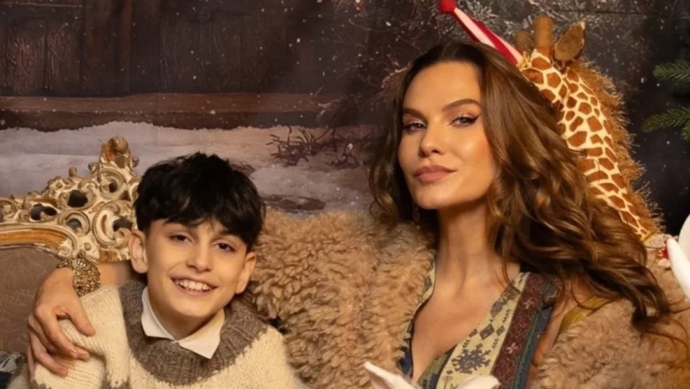 Anna Lesko și fiul ei, Adam/ Foto: Instagram