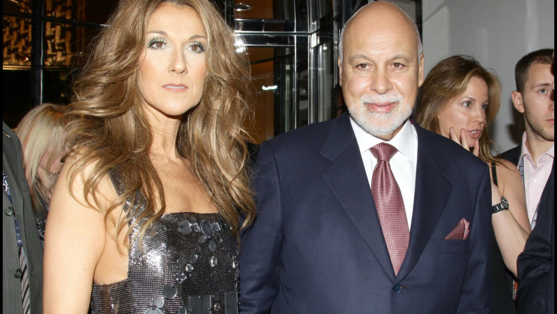 Celine Dion și Rene Angelil.