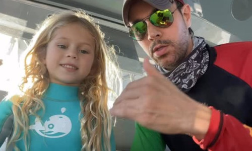 Enrique Iglesias și fiica lui, Mary