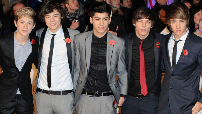 Louis Tomlinson, Niall Horan, Harry Styles, Liam Payne și  Zayn Malik, când făceau parte din trupa One Direction/ Profimedia
