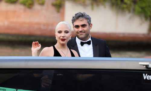 Lady Gaga and Michael Polansky attend the 81st Venice International Film Festival in Italy - 04 Sept 2024