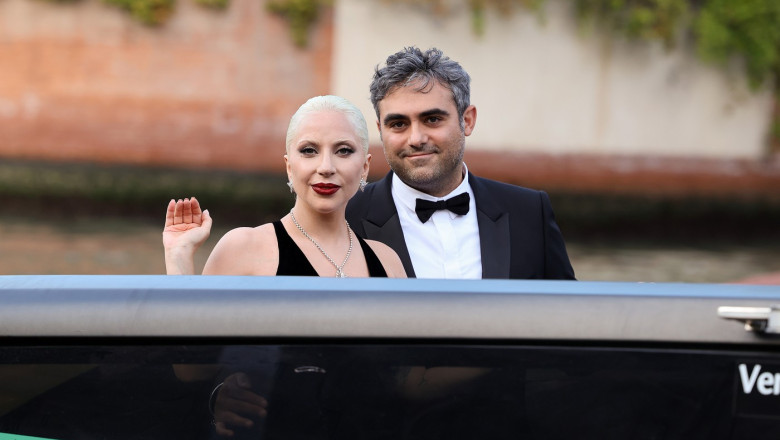 Lady Gaga and Michael Polansky attend the 81st Venice International Film Festival in Italy - 04 Sept 2024