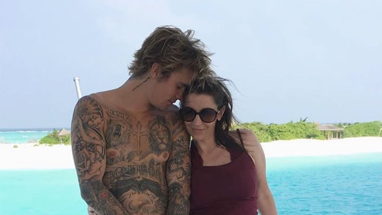 justin bieber si mama lui (1)