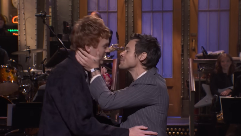 harry styles, sarut cu un barbat la snl (3)