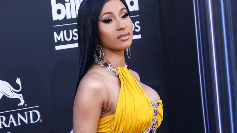 Las Vegas, United States. 01st May, 2019. Las Vegas, United States. 01st Jan, 2000. LAS VEGAS, NEVADA, USA - MAY 01: Rapper Cardi B wearing a Moschino by Jeremy Scott top and skirt arrives at the 2019 Billboard Music Awards held at the MGM Grand Garden Ar