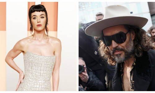 Katy Perry și Russell Brand