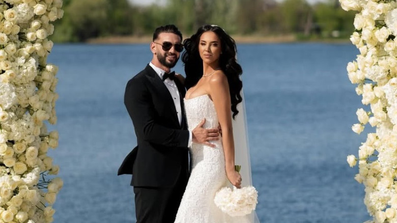 Dorian Popa și soția sa, Andreea