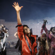 Michael Jackson, în videoclipul piesei „Thriller” (1983)