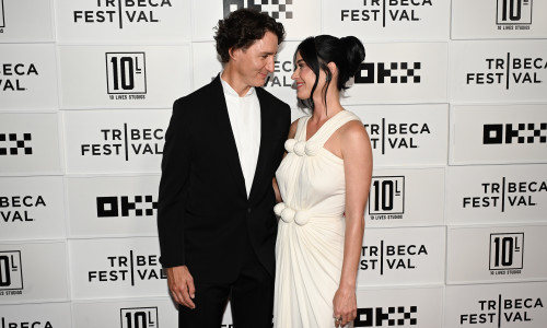 Katy Perry și Justin Trudeau/ Profimedia