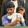 A$AP Rocky alături de fiul său RZA/ Profimedia