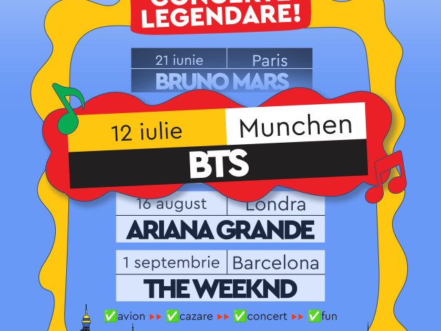 PROFM și Karpaten Turism te trimit la MUNCHEN, la concert BTS!