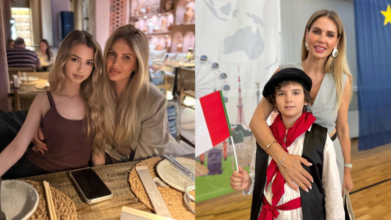 andreea banica si copiii ei
