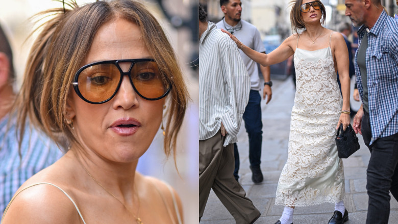 Jennifer Lopez la Paris Fashion Week / Profimedia