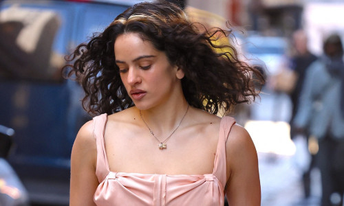 Rosalia Leaves Her Hotel - NYC