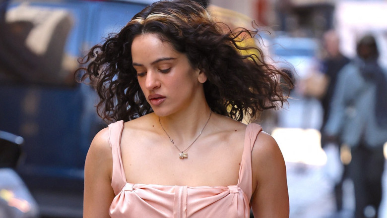 Rosalia Leaves Her Hotel - NYC