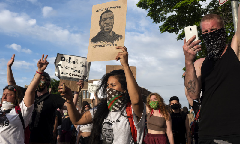 'I Can't Breathe' Protest Held After Man Dies In Police Custody In Minneapolis