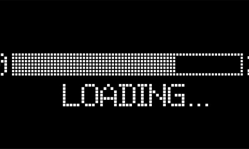 pixelated progress bar year 2020 to 2021 loading