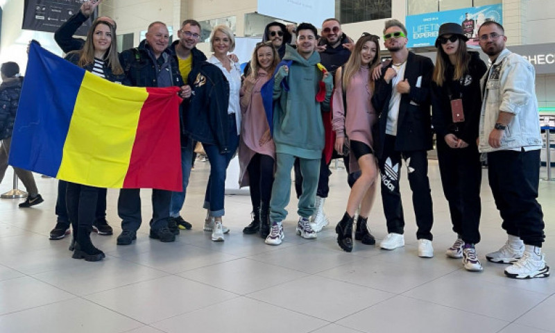 WRS, reprezentantul Romaniei la Eurovision 2022, a plecat deja la Torino!