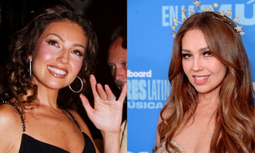 Thalia, 2001 vs. 2023/ Foto: Profimedia