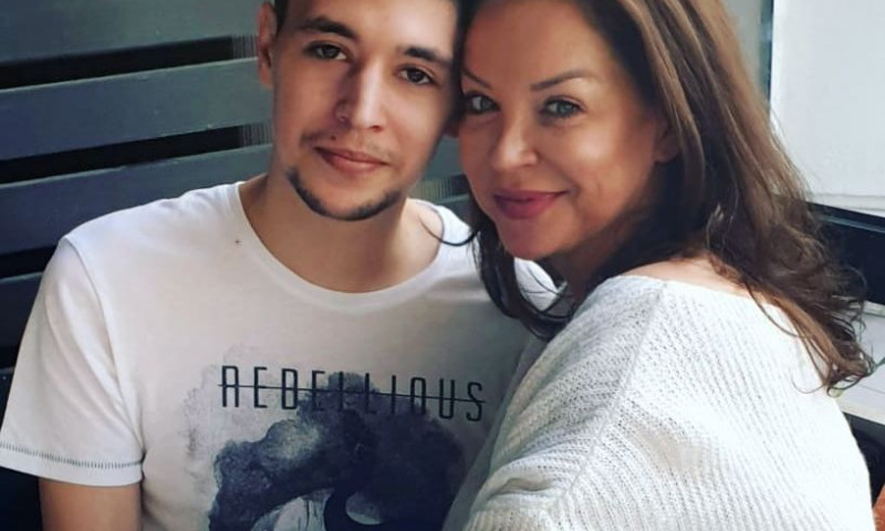 Eugenia Serban si fiul ei