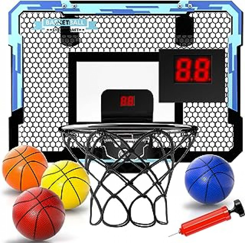 Panou de baschet pentru jucat basketball in interiorul casei