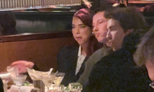 *PREMIUM-EXCLUSIVE* Dua Lipa and Callum Turner chow down before attending a 'Masters of the Air' Q&A in LA