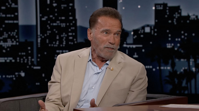 Arnold Schwarzenegger confie au micro de Jimmy Kimmel avoir refusé au départ de prononcer sa célèbre réplique dans "Terminator