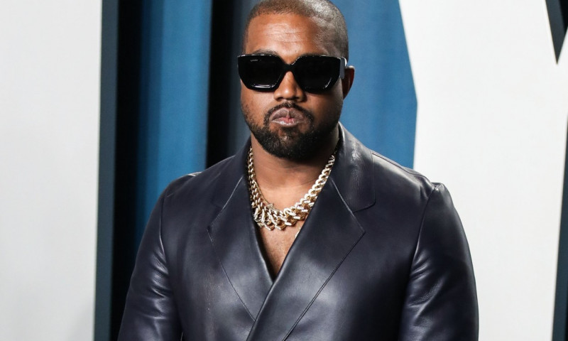 Kanye West (Ye) wearing a Dunhill look arrives at the 2020 Vanity Fair Oscar Party **FILE PHOTOS**