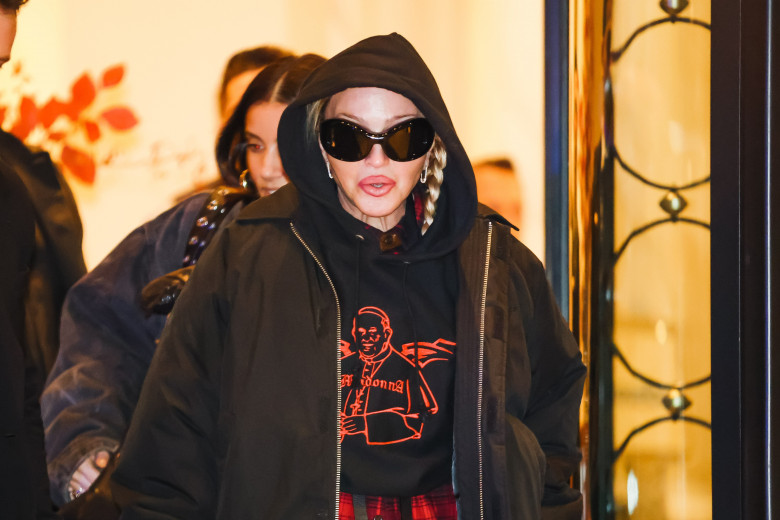 Madonna Celebrity Sightings In Milan, Italy - 23 Nov 2023