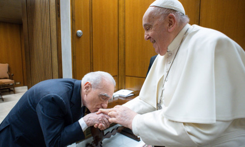 Martin Scorsese Meets Pope Francis - Vatican