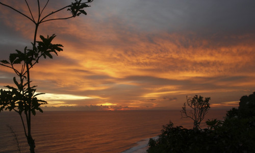 Sunset in Bali, Bali, Indonesia, Southeast Asia, Asia