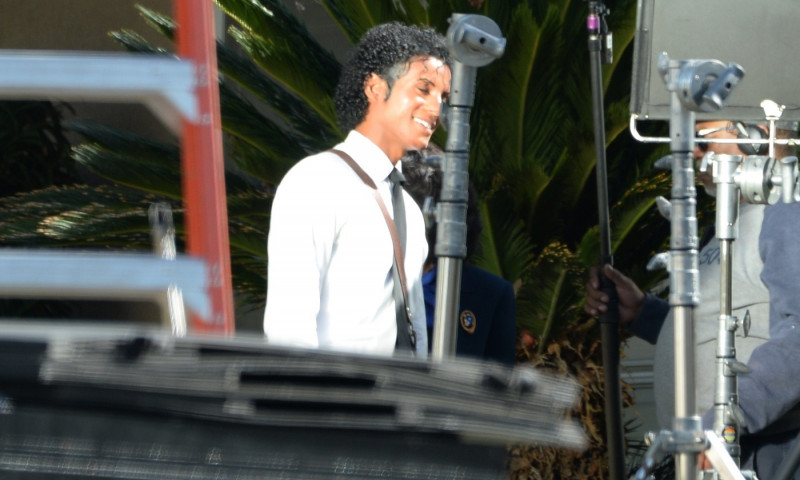 Jaafar Jackson is Spotted on The Set of The New Michael Jackson Biopic in Los Angeles