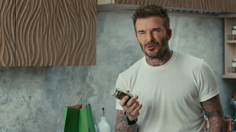 Jennifer Aniston,  David Schwimmer, Victoria Beckham and David Beckham in UBER East commercial