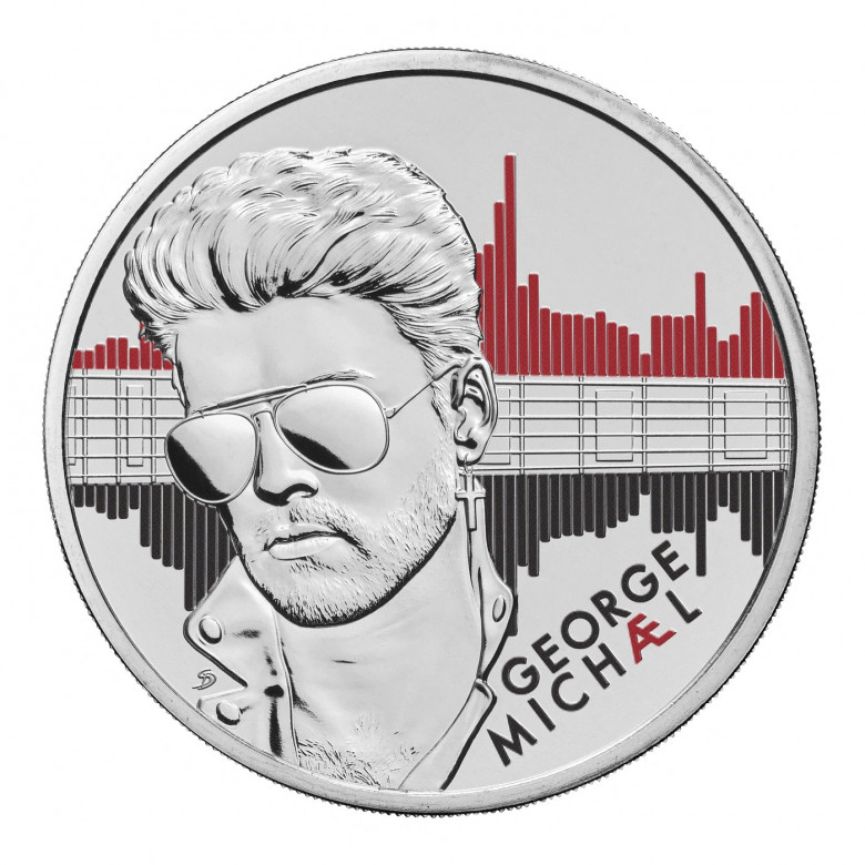 George Michael features on new special edition coin, complete with his trademark sunglasses