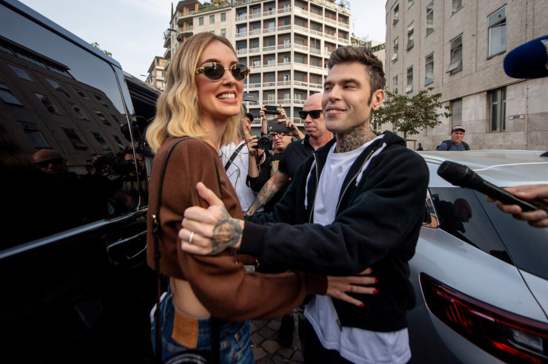 Fedez Discharged From Fatebenefratelli Hospital in Milan, Italy - 06 Oct 2023