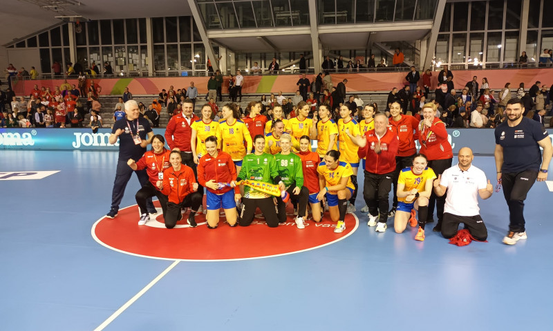 Handbal feminin: Romania s-a calificat la Campionatul European dupa ce a invins-o pe Croatia in deplasare