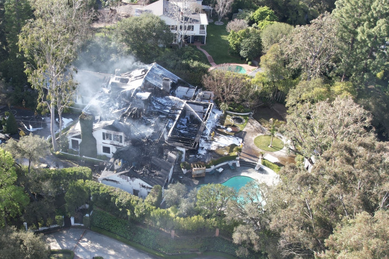 Cara Delevingne $7Million Dollar home gutted by a fire in Los Angeles.