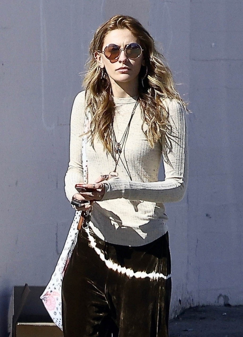 *EXCLUSIVE* Paris Jackson skips the Super Bowl to go shopping in Studio City
