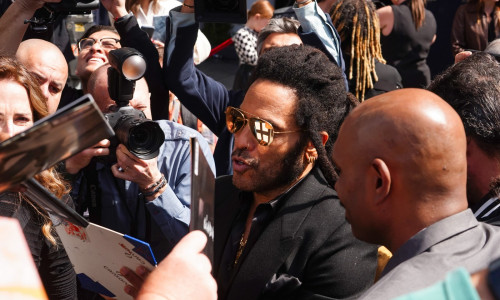 Lenny Kravitz Hollywood Walk of Fame Star Ceremony