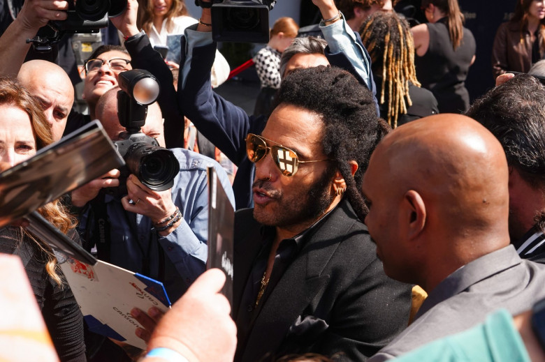 Lenny Kravitz Hollywood Walk of Fame Star Ceremony