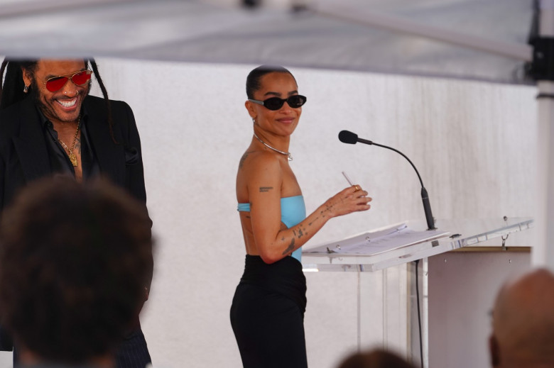 Lenny Kravitz Hollywood Walk of Fame Star Ceremony