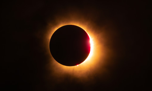 Total sun eclipse