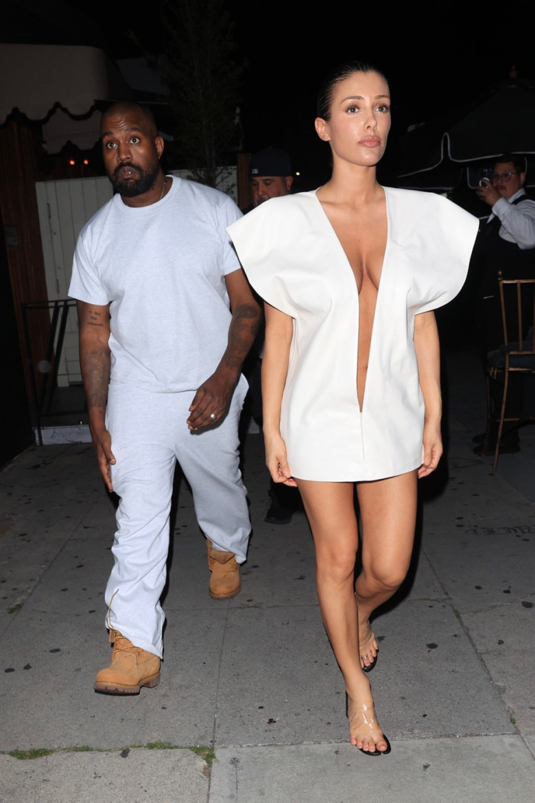 Kanye West &amp; wife Bianca Censori leaving Ty Dolla $ign birthday party in WeHo
