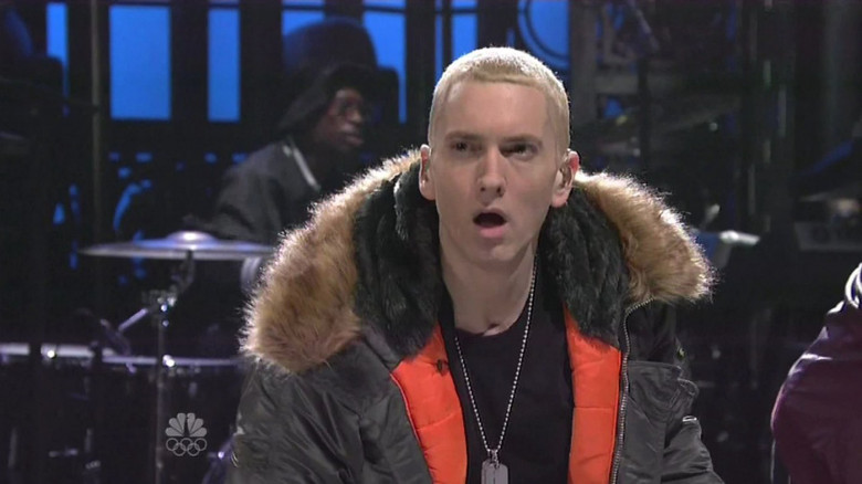 Eminem is the musical guest on Saturday Night Live