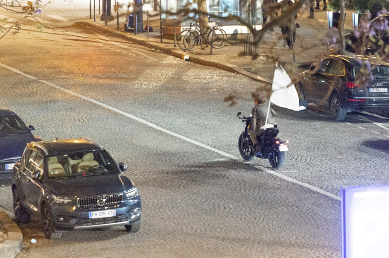 EXCLUSIVE: Tom Cruise Films More Action Scenes On A Motorbike In Paris For 'Mission Impossible 8' - 26 Apr 2024